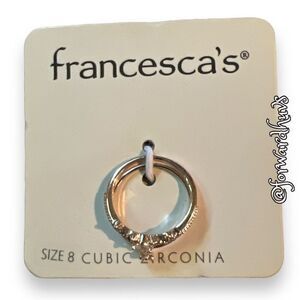 Bundle Sale 3 for $15 | Francesca’s Cubic Zirconia Rings | Size 8